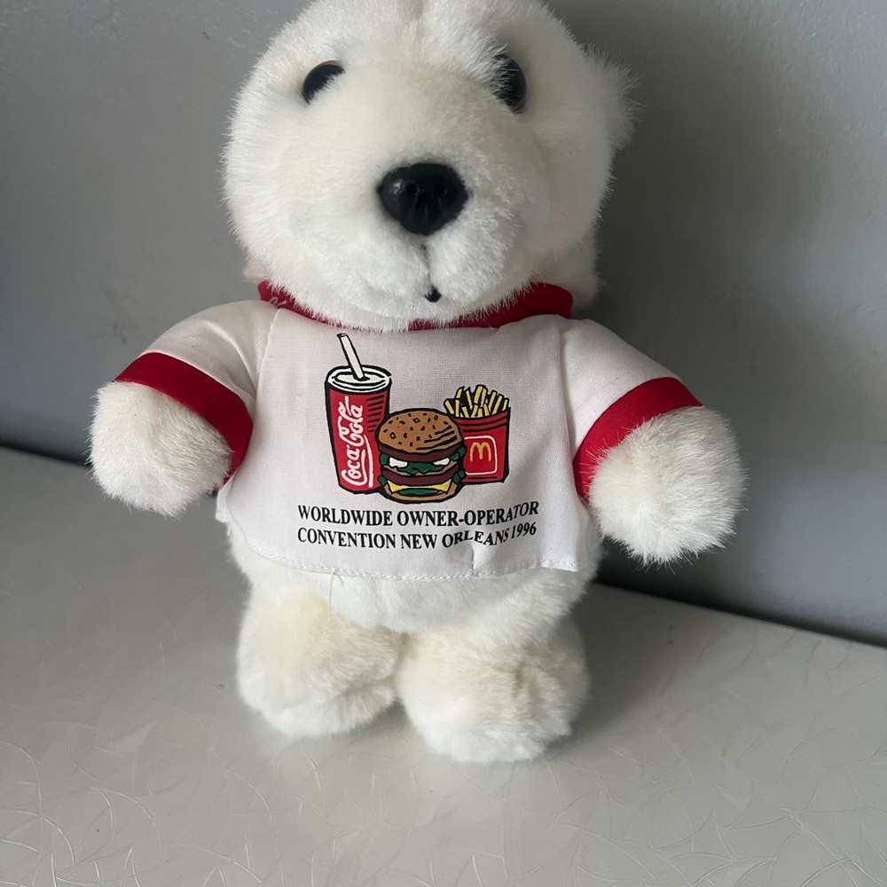 Coca-Cola and McDonald's Plush Bear